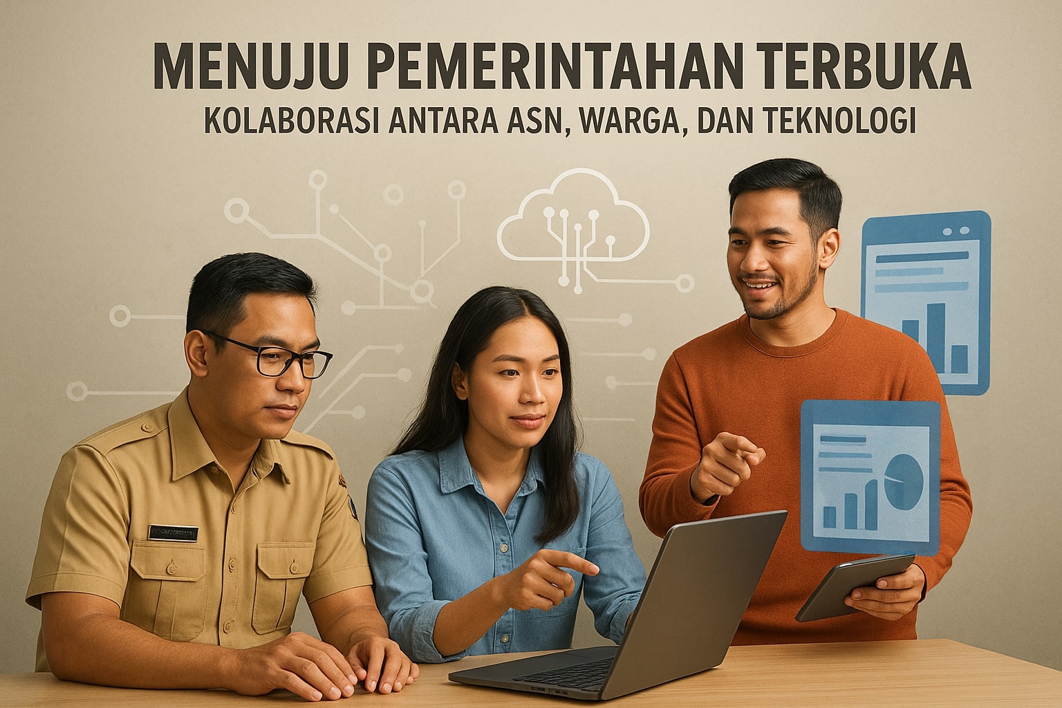 Menuju Pemerintahan Terbuka: Kolaborasi Antara ASN, Warga, dan Teknologi