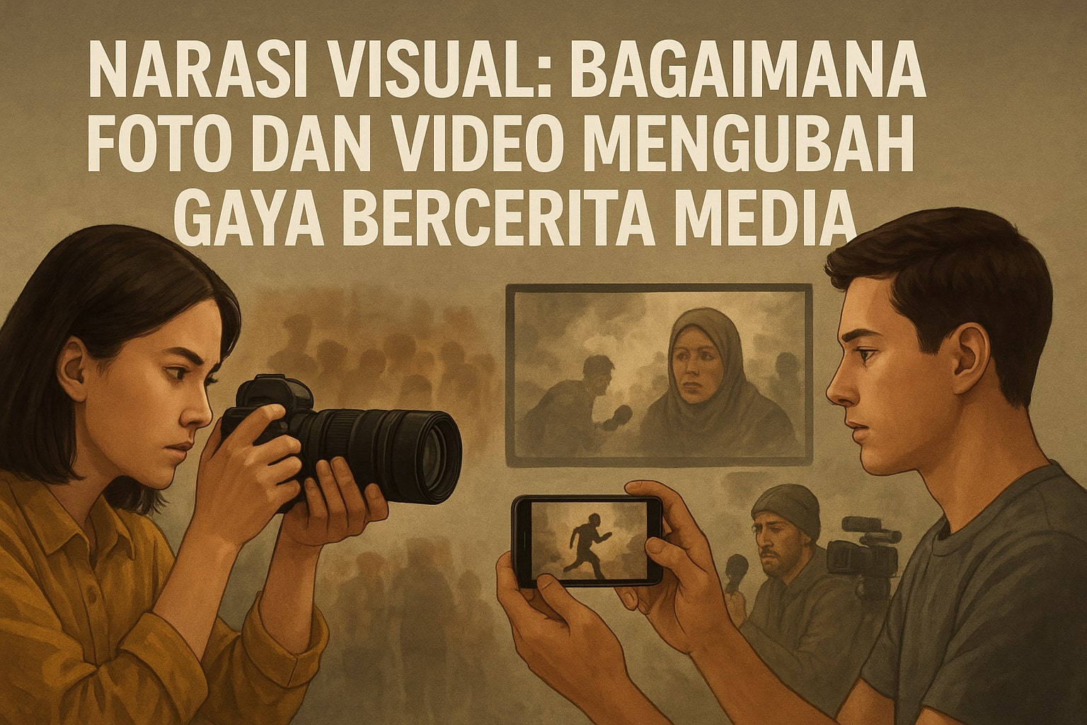 Narasi Visual: Bagaimana Foto dan Video Mengubah Gaya Bercerita Media