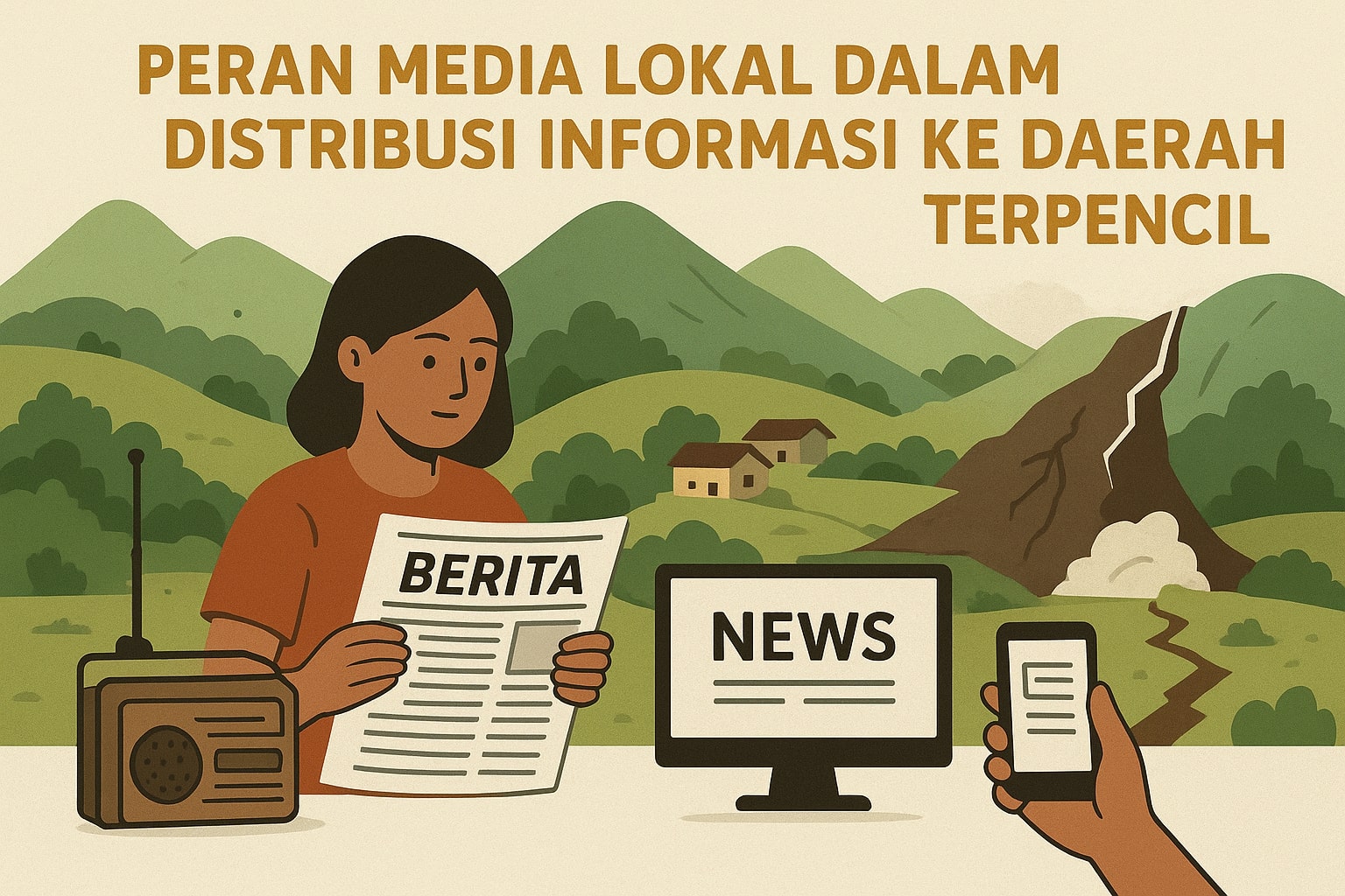 Peran Media Lokal dalam Distribusi Informasi ke Daerah Terpencil
