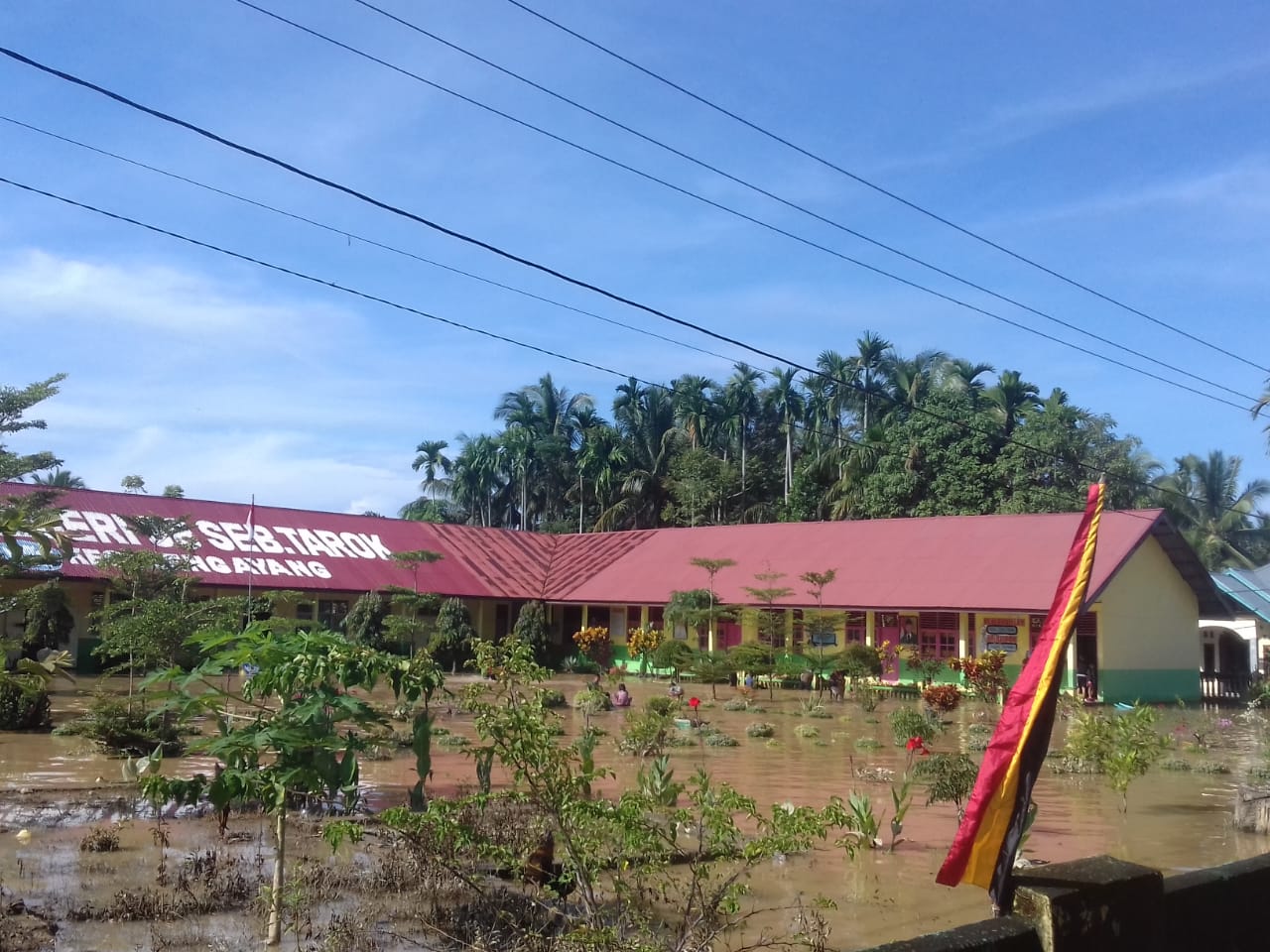 SDN 38 Seberang Tarok Butuh Perbaikan Drainase